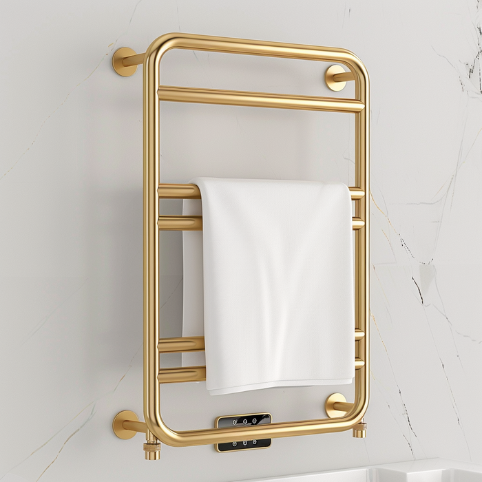 Wall-Mounted Electric Towel Warmer – Heated Drying Rack for Spa & Steam Rooms