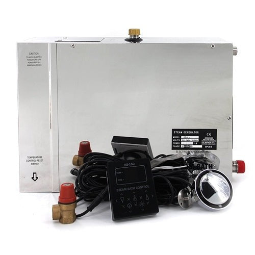 9KW Steam Generator with KS-150 Controller – High-Power Home & Commercial Sauna Heater, 240V